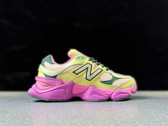 New Balance 9060TMB Sneakers in Yellow, Pink and Green