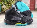 Jordan 5 Retro Black Taxi High-Top Sneakers
