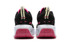 Nike Air Max Black and Gold Sneakers with Pink Accents