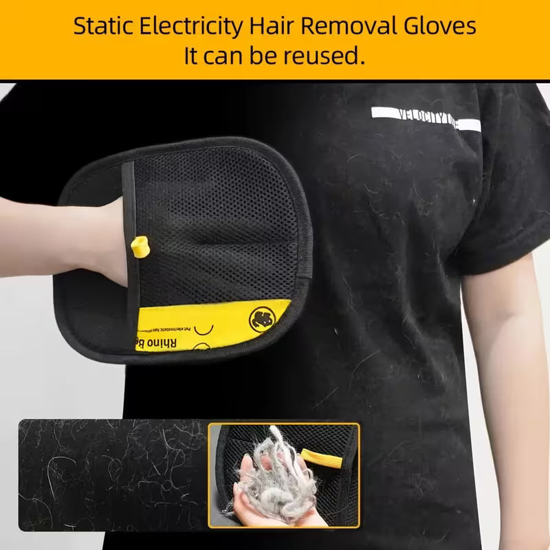 Pet Static Removal Grooming Glove