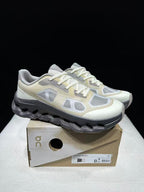 On Cloudtilt Remix Sneakers in White and Pebble
