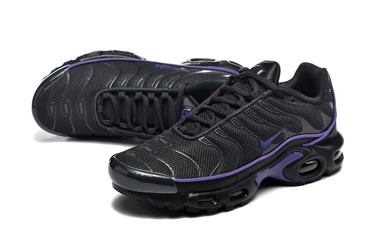 Nike Air Max Plus Black and Purple Sneakers