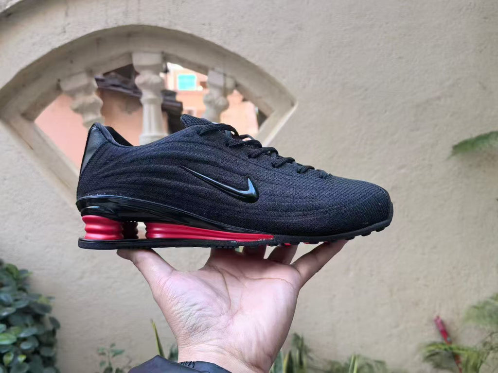 Nike Shox-Style Low-Top Sneakers with Spring Heel