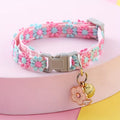 Lace Pet Collar with Pendant – Adjustable Elegant Collar for Small Cats & Dogs