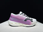 On Cloudboom Max White Purple Running Sneakers