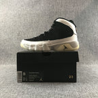 Jordan Air Jordan 9 Retro LA High-Top Sneakers Black White 302370-021