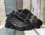 Jordan 13 Black and Gold Men's Sneakers