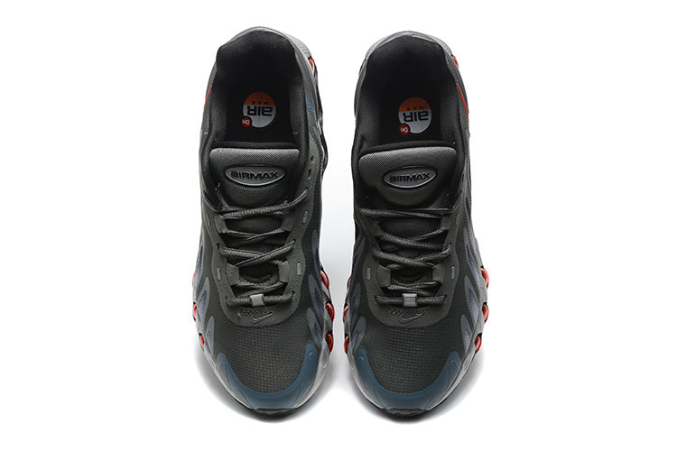 Nike Air Max Grey and Red Running-Style Sneakers