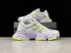 New Balance 9060AGT Sneakers in White, Lavender and Lime