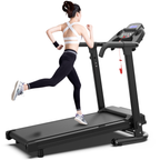 Black foldable treadmill W215P421553 - Product detail 1