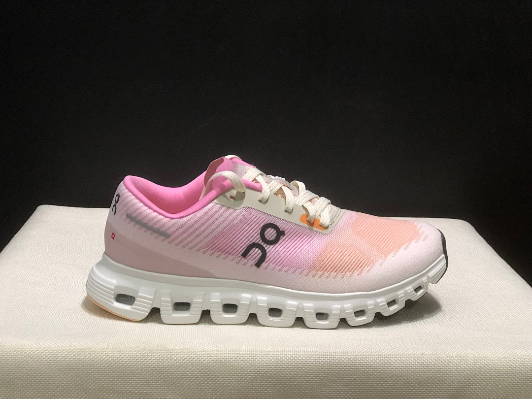On Cloud 6 Push Pink Running Sneakers