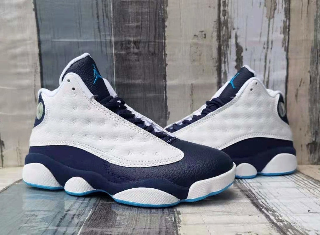 Jordan 13 Men's Sneakers in Navy, White and Blue