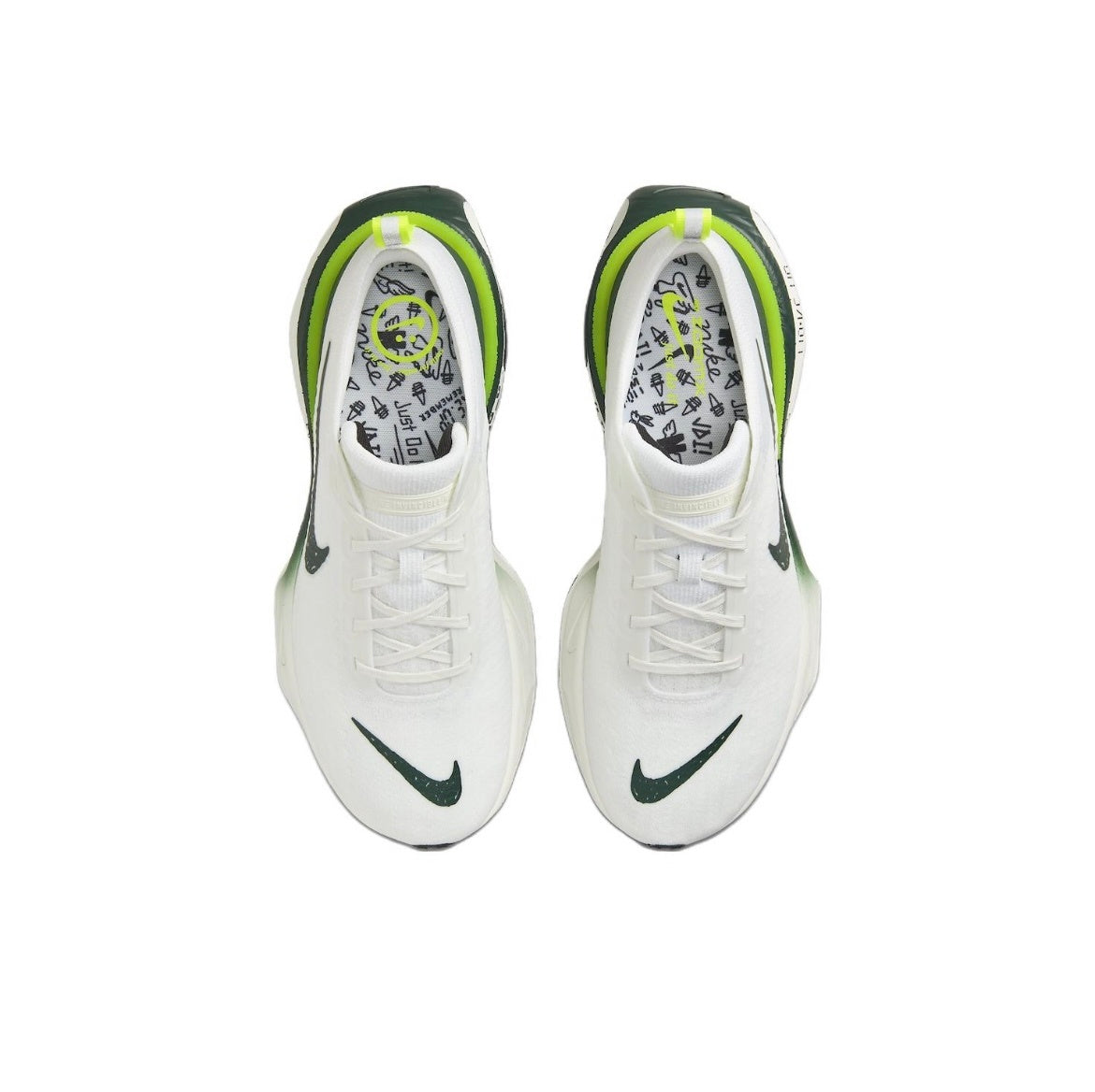 Nike ZoomX Invincible Run 3 Running Shoes White Green FZ4018-100