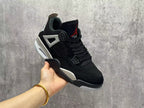 Jordan AJ4 Black Cement Black and Grey Sneakers