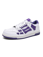 AIMIRI Low-Top Sneakers in White and Purple