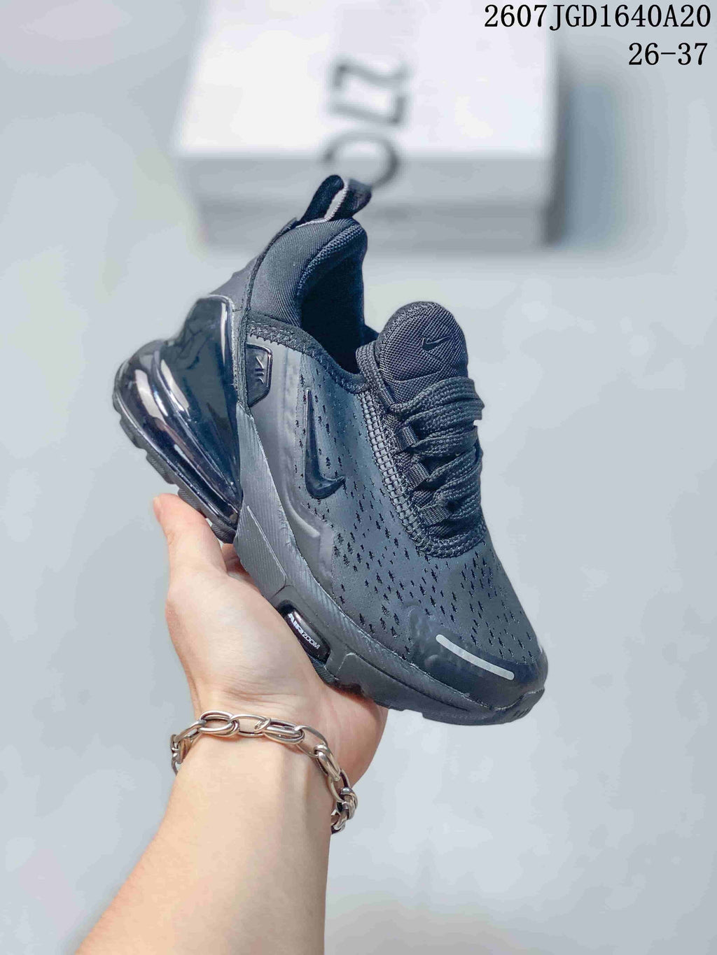 Nike Air Max 270 Kids' Sneakers in Black
