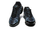 Nike Air Max Plus Black and Blue Graphic Sneakers