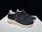 On Cloudnova 2 Sneakers Black and Red