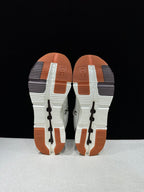 On Cloudnova 2 Sneakers, White and Burgundy