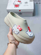 adidas x Hello Kitty Platform Mule Clogs, Cream, 07VD541A01