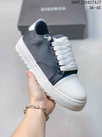 NUMERIS Denim Casual Sneakers Navy and White 07JJD427A1