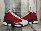 Jordan 13 White, Grey and Red Men's Sneakers