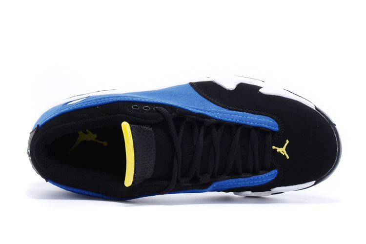 Jordan 14 Low Sneakers in White and Black