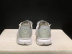 On Cloud 6 Coast Sneakers, White and Gray