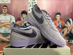 Nike Dunk Low Sneakers in Gray and Purple