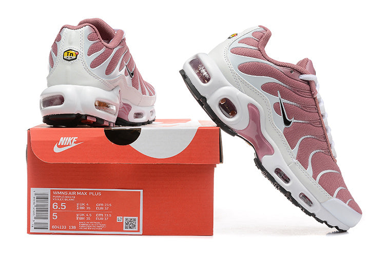 Nike Women's Air Max Plus Pink and White Sneakers