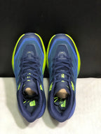 HOKA Speedgoat 5 Trail Running Shoes, Navy and Lime