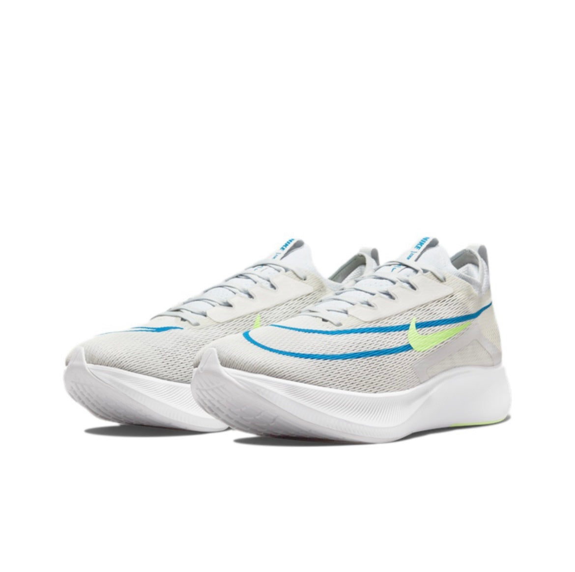 Nike Zoom Fly 4 Running Shoes White Yellow CT2392-100