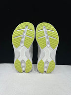On Cloudeclipse White Green Running Sneakers