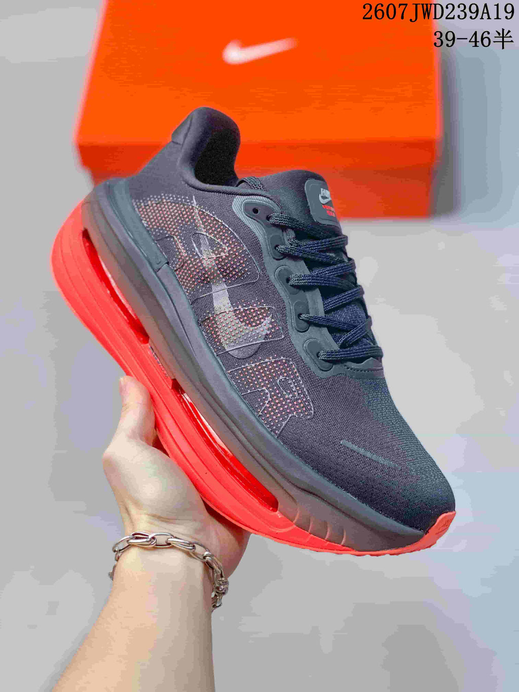 Nike Air Pegasus Premium Black Red Sneakers 711690RRY