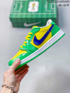 Jordan Air Jordan 1 Low Green Yellow Blue Sneakers