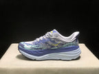 HOKA Stinson 7 Running Shoes in Purple and Mint