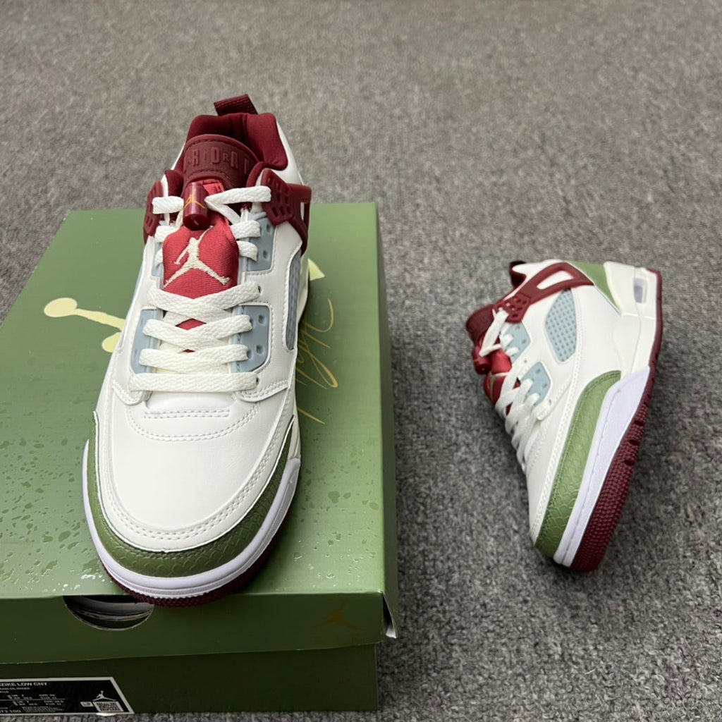 Jordan Spizike Low Year of the Dragon White Green Sneakers