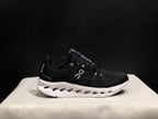 On Cloudsurfer Black and White Running Shoes
