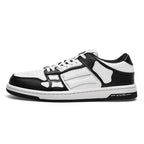 AIVIIRI MFS003-004 Black and White Low-Top Sneakers