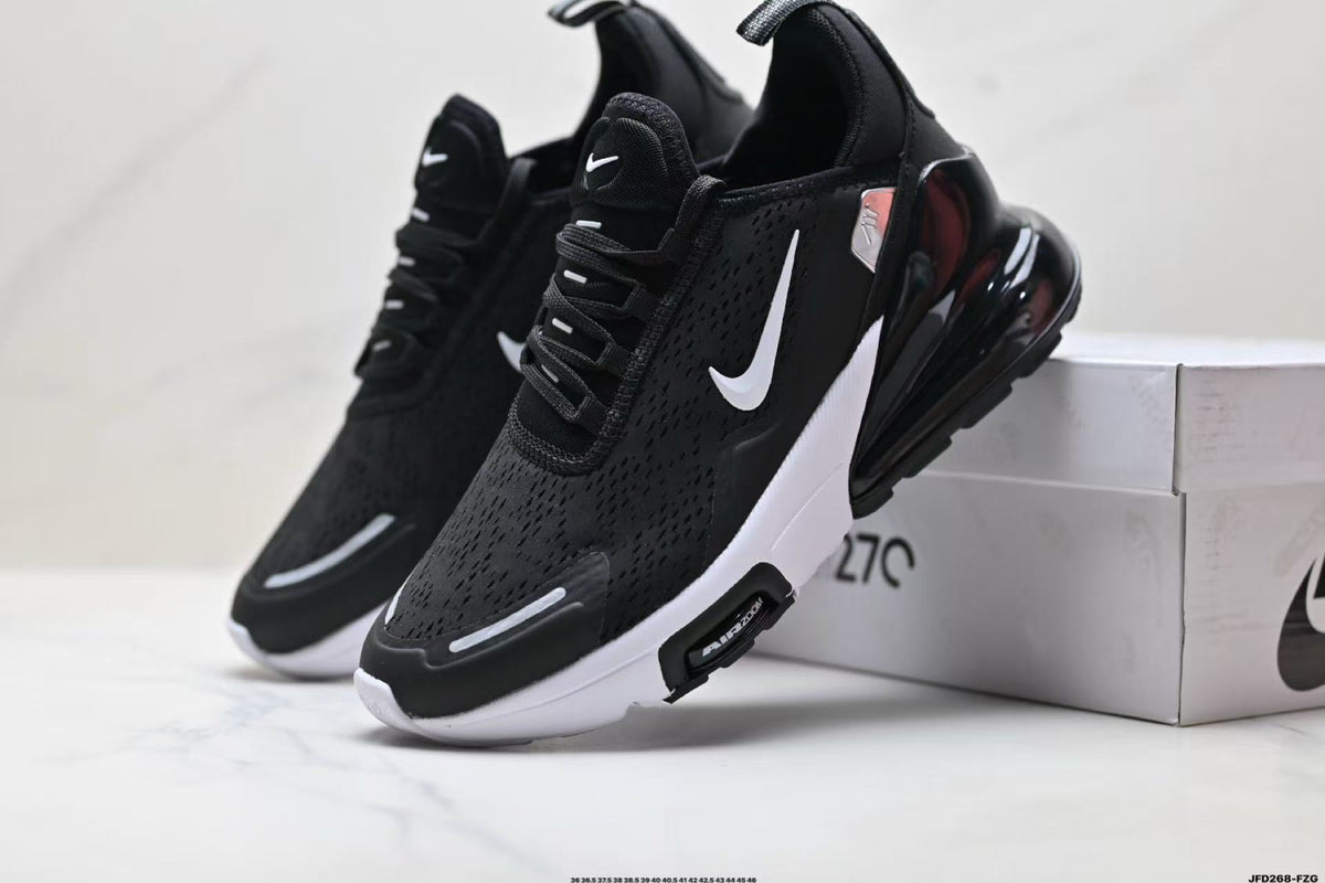 Nike Air Max 270 Premium Black and White Sneakers