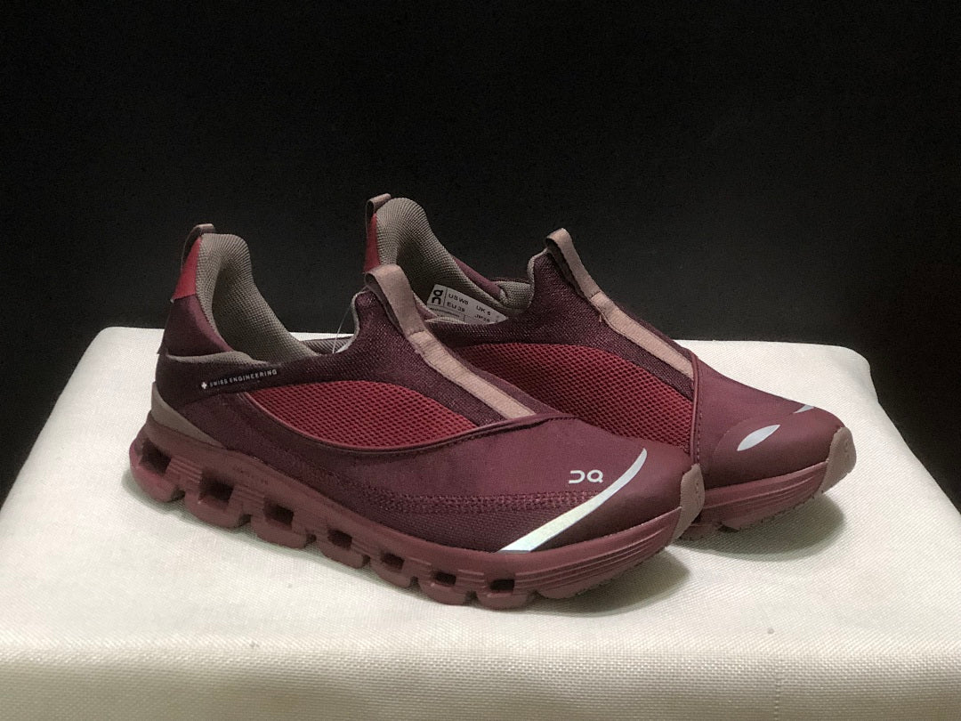 On Cloud X 4 Coast Slip-On Sneakers Burgundy Red