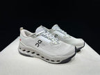 On Cloudsurfer Trail 2 Shoes in Gray and White