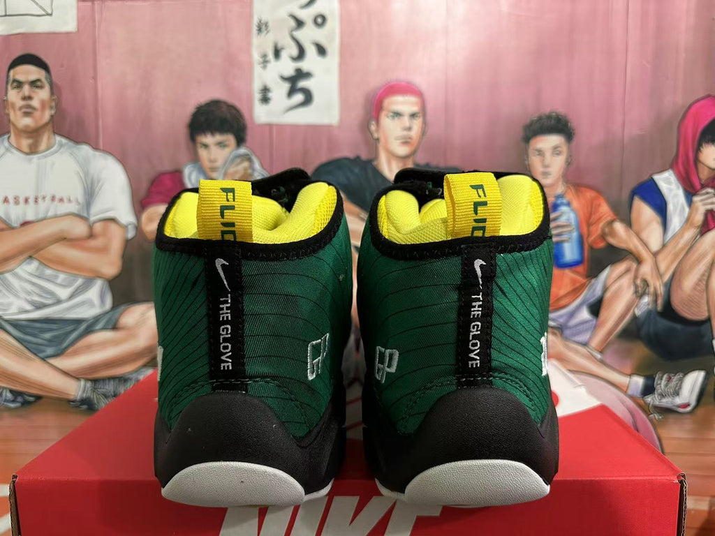 Nike Green Black Yellow Basketball Sneakers
