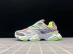 New Balance 9060DGG Grey Sneakers with Lime Accents