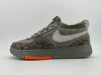 Nike HF6236-002 Low-Top Sneakers in Gray and Orange