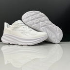 HOKA Clifton 9 White Running Sneakers