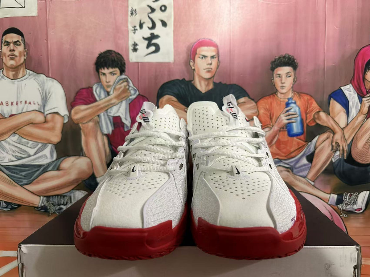 Nike Basketball Sneakers White Dark Blue Red