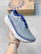 ASICS GEL-Nimbus 25 Women’s Running Sneakers Gray Blue