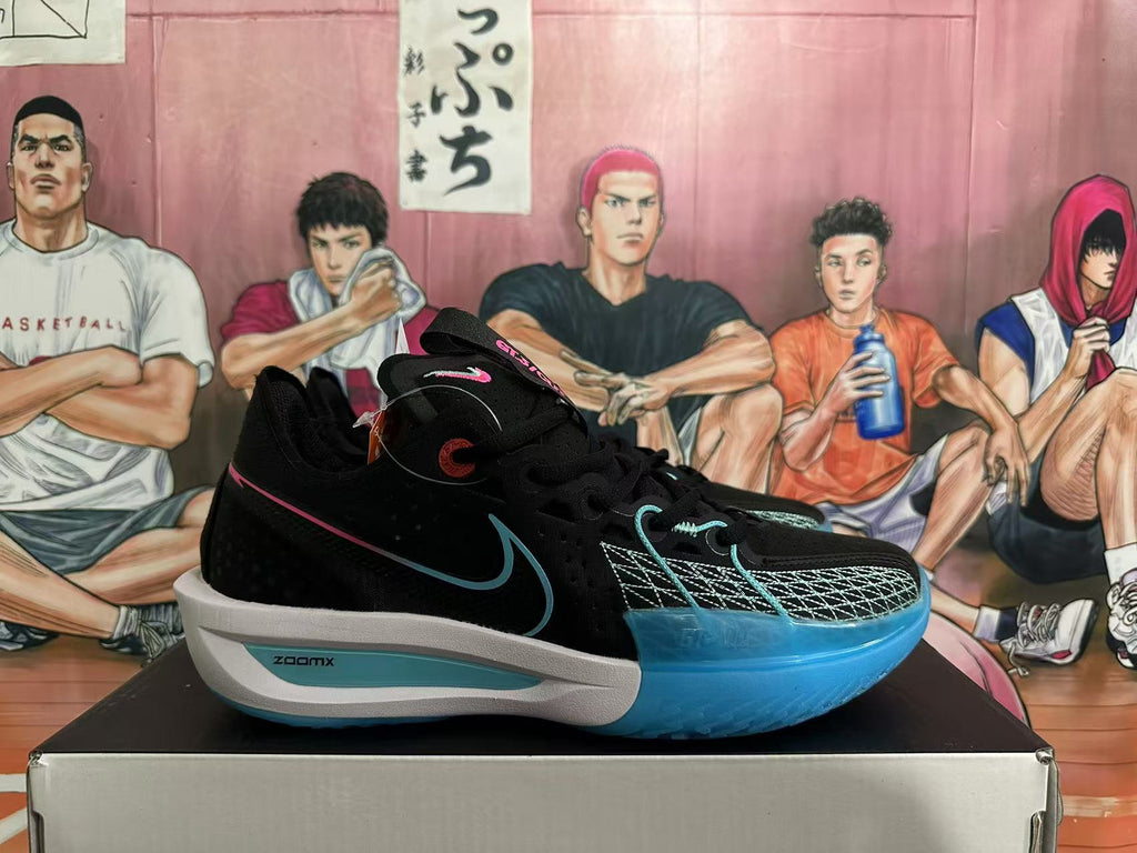 Nike GT Cut 3 Basketball Shoes Black Blue
