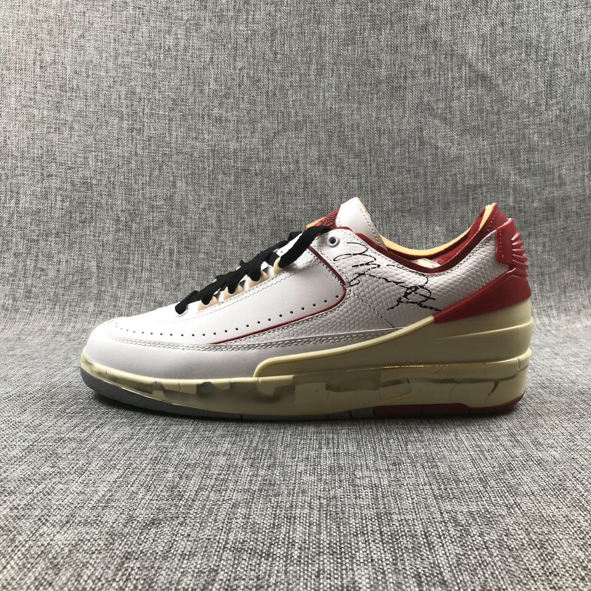 Air Jordan 2 Retro Low SP Off-White White Red DJ4375-004